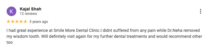 Actual Google review screenshot from Alex Lobo