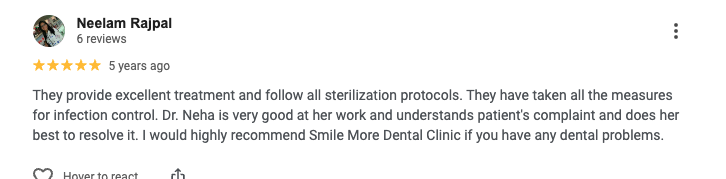 Actual Google review screenshot from Mitesh Ghosalkar